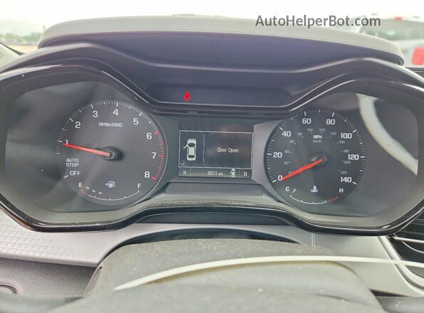 KL77LFEP1SC131225 2025 CHEVROLET TRAX Gray ხელსაწყოთა პანელის ხედი