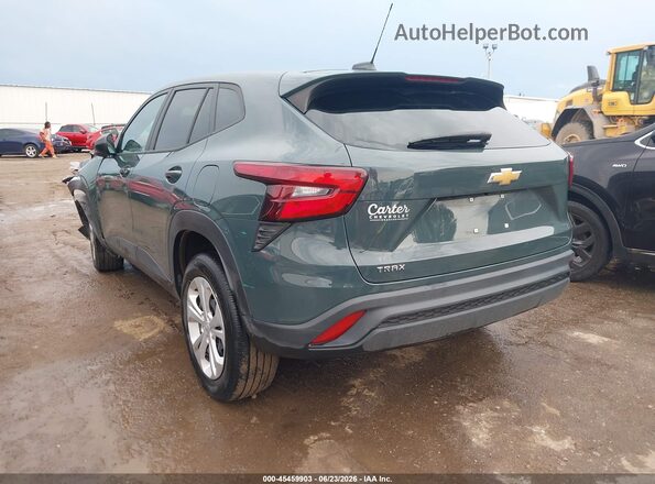 KL77LFEP2SC165917 2025 CHEVROLET TRAX Green Հետևի ձախ