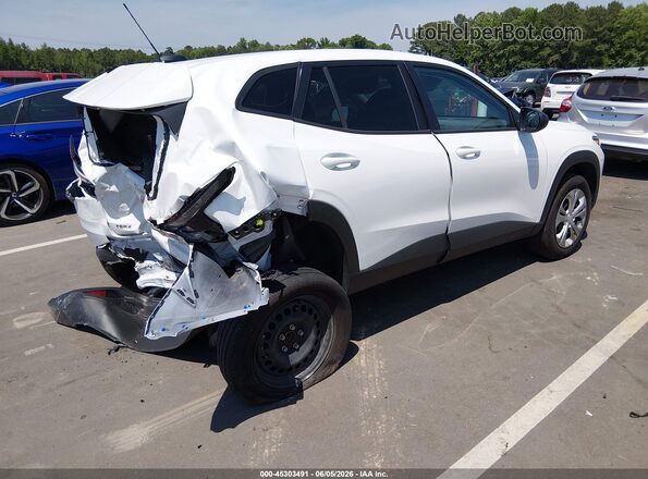 KL77LFEP2SC326069 2025 CHEVROLET TRAX White Задня права чверть