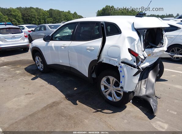 KL77LFEP2SC326069 2025 CHEVROLET TRAX White Задня ліва чверть