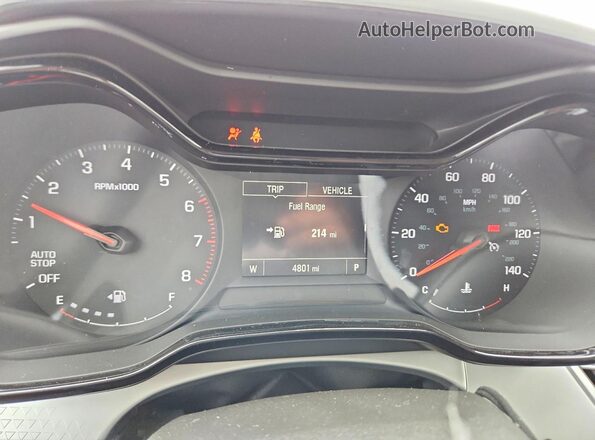 KL77LFEP2TC079542 2026 CHEVROLET TRAX Белый Вид щитка приборов