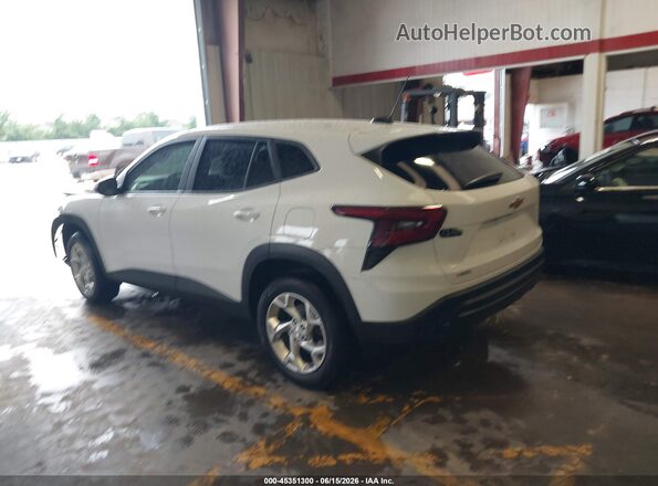 KL77LFEP3SC166106 2025 CHEVROLET TRAX White Հետևի ձախ