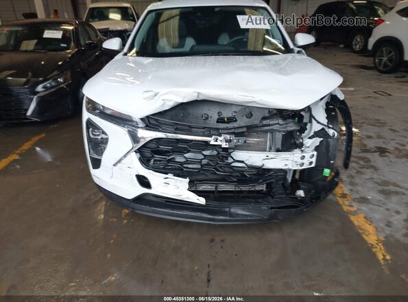 KL77LFEP3SC166106 2025 CHEVROLET TRAX White Սարքավորումների վահանակի տեսք