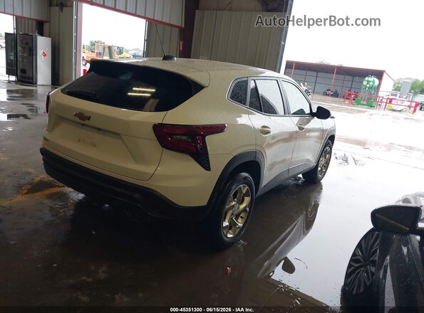KL77LFEP3SC166106 2025 CHEVROLET TRAX White Հետևի աջ