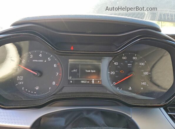 KL77LFEP3SC229902 2025 CHEVROLET TRAX Black Instrument cluster view