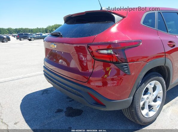 KL77LFEP5SC091490 2025 CHEVROLET TRAX Red Vista frontal