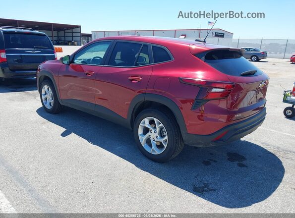 KL77LFEP5SC091490 2025 CHEVROLET TRAX Red Trasero izquierdo