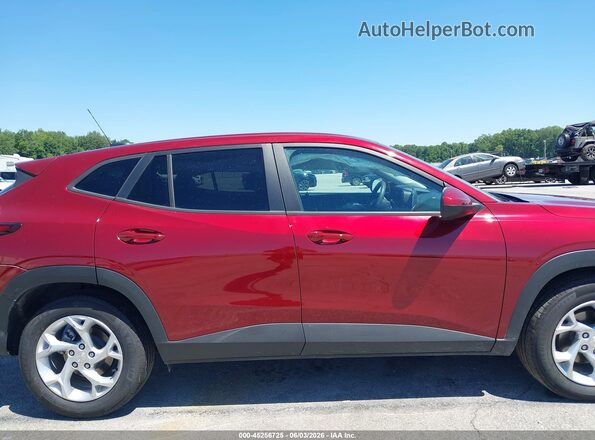 KL77LFEP5SC091490 2025 CHEVROLET TRAX Red Vista interior trasera