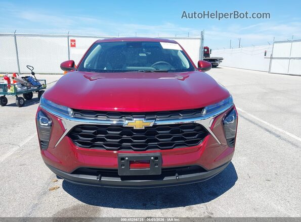 KL77LFEP5SC091490 2025 CHEVROLET TRAX Red Vista del cuadro de instrumentos