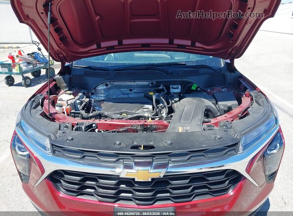 KL77LFEP5SC091490 2025 CHEVROLET TRAX Red Vista trasera