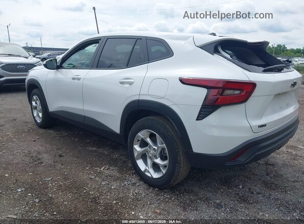 KL77LFEP5SC184039 2025 CHEVROLET TRAX White Trasero izquierdo