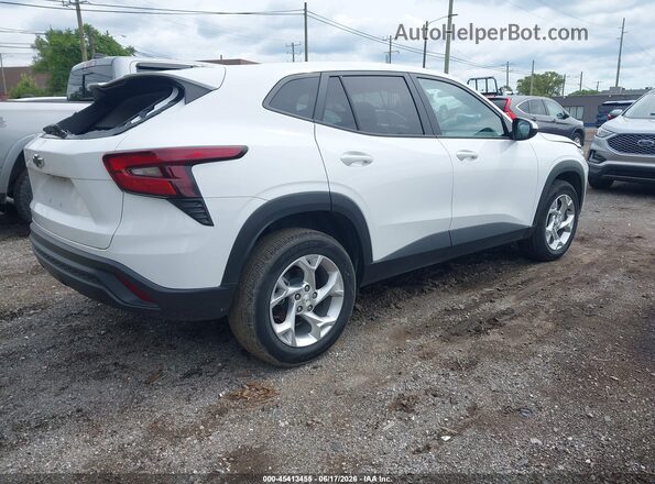 KL77LFEP5SC184039 2025 CHEVROLET TRAX White Trasero derecho
