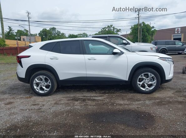 KL77LFEP5SC184039 2025 CHEVROLET TRAX White Vista interior trasera
