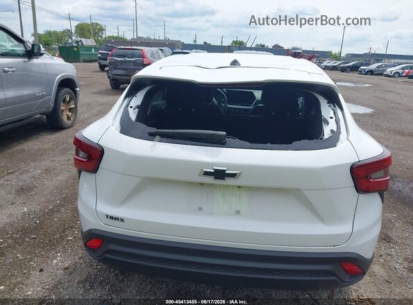 KL77LFEP5SC184039 2025 CHEVROLET TRAX White Vista frontal