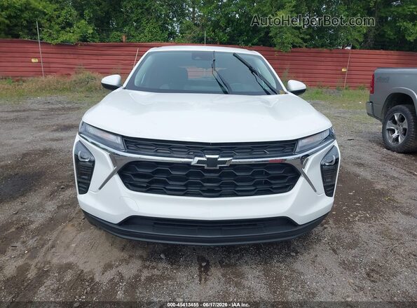KL77LFEP5SC184039 2025 CHEVROLET TRAX White Vista del cuadro de instrumentos