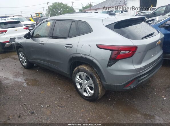 KL77LFEP5SC296436 2025 CHEVROLET TRAX Gray Հետևի ձախ