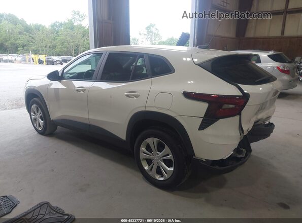 KL77LFEP6SC093572 2025 CHEVROLET TRAX White Tył lewy