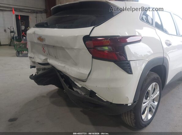 KL77LFEP6SC093572 2025 CHEVROLET TRAX White Widok z przodu