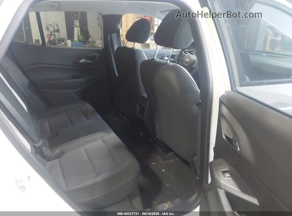 KL77LFEP6SC093572 2025 CHEVROLET TRAX White Widok naklejki z numerem VIN