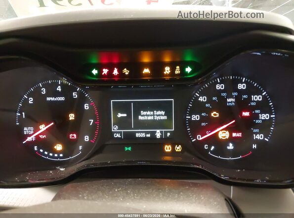 KL77LFEP6SC264272 2025 CHEVROLET TRAX Gray უკანა სავარძლების ხედი