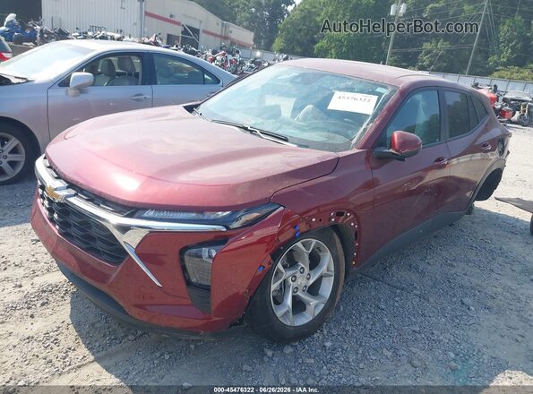 KL77LFEP7SC009971 2025 CHEVROLET TRAX Red Передня ліва чверть
