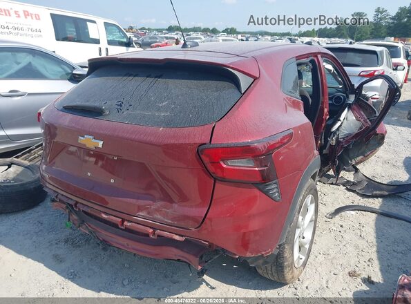 KL77LFEP7SC009971 2025 CHEVROLET TRAX Red Задня права чверть
