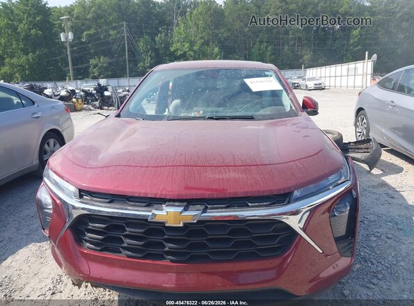 KL77LFEP7SC009971 2025 CHEVROLET TRAX Red Вид щитка приладів