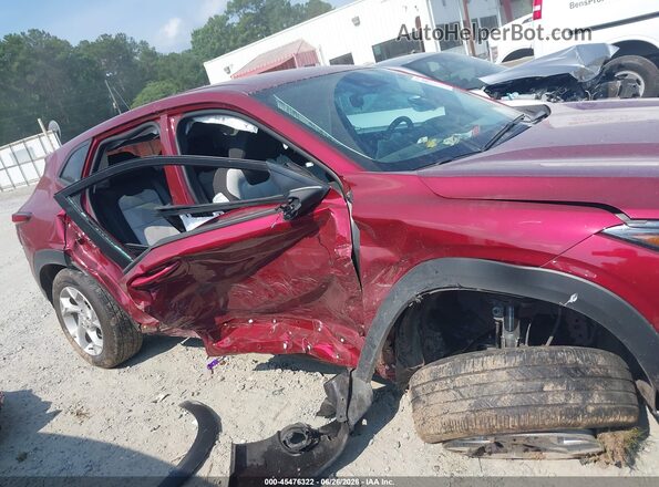 KL77LFEP7SC009971 2025 CHEVROLET TRAX Red Вид задньої частини салону