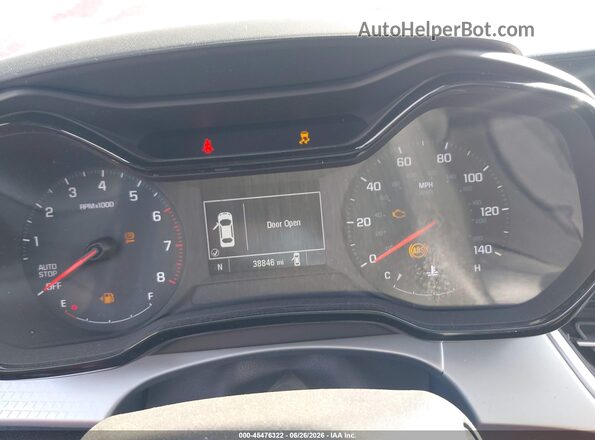 KL77LFEP7SC009971 2025 CHEVROLET TRAX Red Вид задніх сидінь