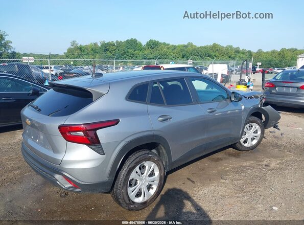 KL77LFEP8SC129956 2025 CHEVROLET TRAX Gray Rear right