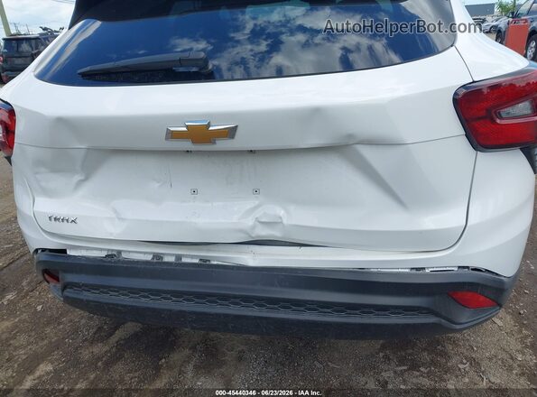 KL77LFEPXSC340107 2025 CHEVROLET TRAX White 