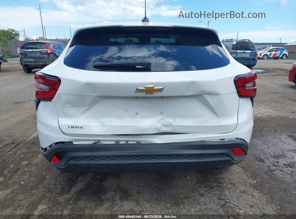KL77LFEPXSC340107 2025 CHEVROLET TRAX White 