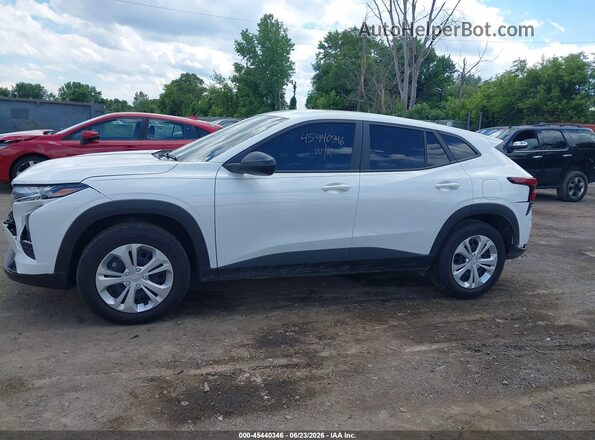 KL77LFEPXSC340107 2025 CHEVROLET TRAX White 360 interior view