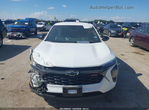 KL77LGE22RC070388 2024 CHEVROLET TRAX White Widok zestawu wskaźników