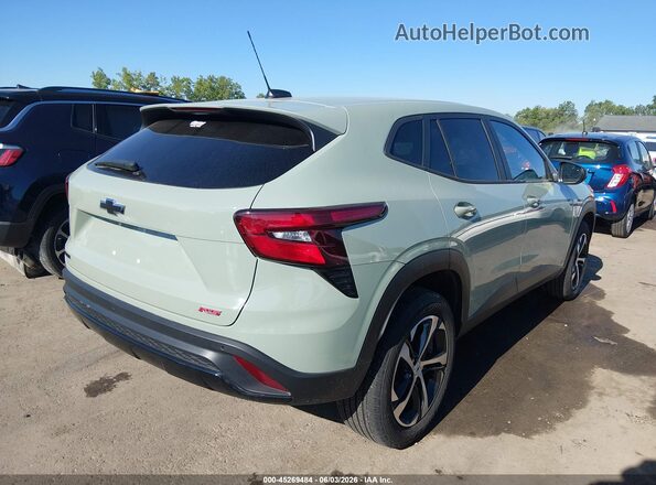 KL77LGE22RC137989 2024 CHEVROLET TRAX Green Tył prawy