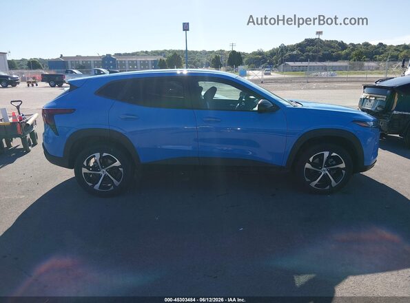 KL77LGE23RC052871 2024 CHEVROLET TRAX Blue Вид щитка приладів