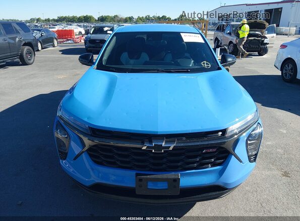 KL77LGE23RC052871 2024 CHEVROLET TRAX Blue Вид панелі приладів