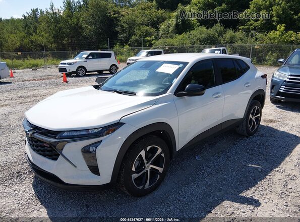 KL77LGE23RC205099 2024 CHEVROLET TRAX White Передня ліва чверть