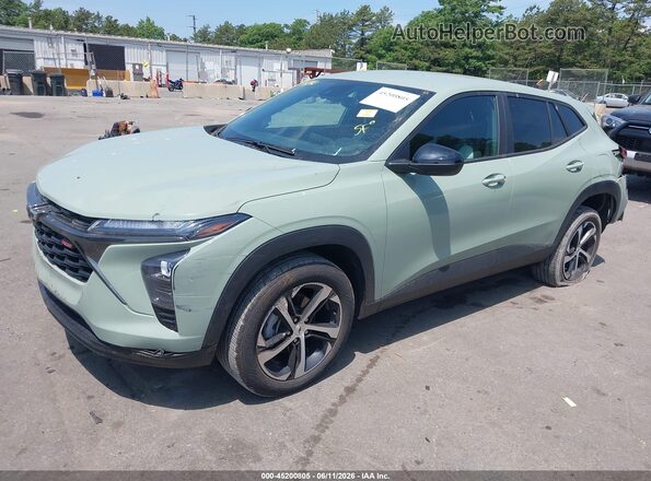 KL77LGE24RC192492 2024 CHEVROLET TRAX Gray Առջևի ձախ երեք քառորդ տեսարան