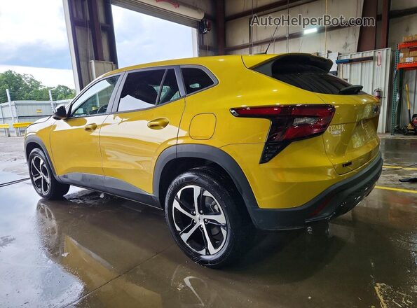 KL77LGE25RC237603 2024 CHEVROLET TRAX Yellow Հետևի ձախ