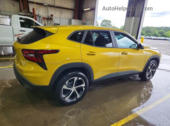 KL77LGE25RC237603 2024 CHEVROLET TRAX Yellow Հետևի աջ