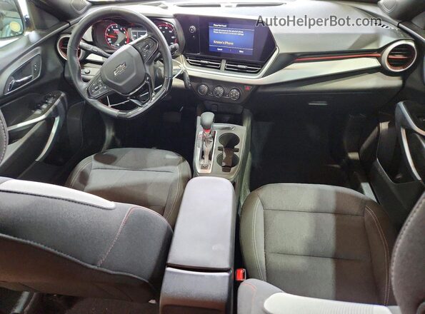 KL77LGE25RC237603 2024 CHEVROLET TRAX Yellow Առջևի վահանակի տեսք