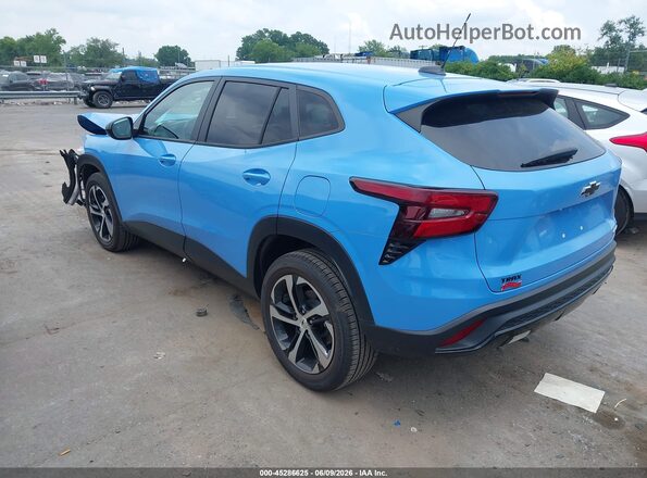KL77LGE26RC037202 2024 CHEVROLET TRAX Синий Задняя левая четверть