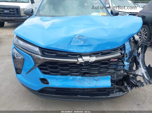 KL77LGE26RC037202 2024 CHEVROLET TRAX Синий Вид спереди
