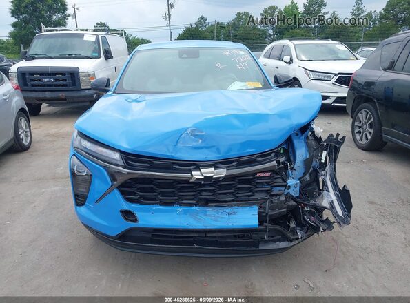 KL77LGE26RC037202 2024 CHEVROLET TRAX Синий Вид щитка приборов
