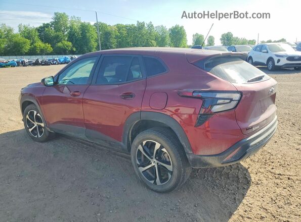 KL77LGE28RC074378 2024 CHEVROLET TRAX Red Հետևի ձախ