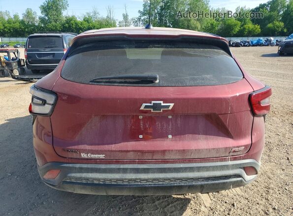 KL77LGE28RC074378 2024 CHEVROLET TRAX Red Հետևի տեսք