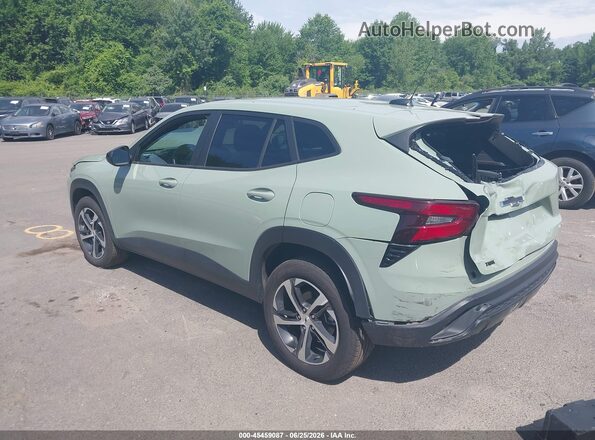 KL77LGE29RC105525 2024 CHEVROLET TRAX Green Trasero izquierdo