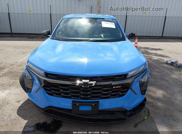 KL77LGE29RC215247 2024 CHEVROLET TRAX Blue Вид задньої частини салону