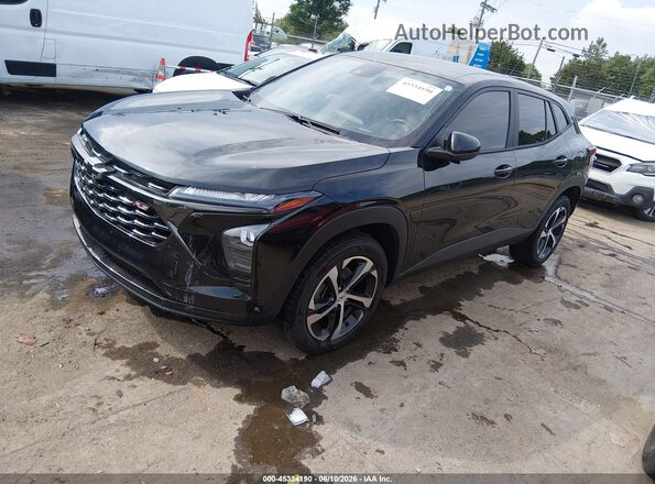 KL77LGE2XRC022881 2024 CHEVROLET TRAX Черный Передняя левая четверть